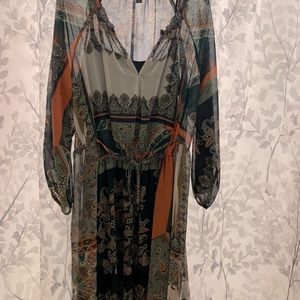 Tommy Hilfiger sheer dress with underlining